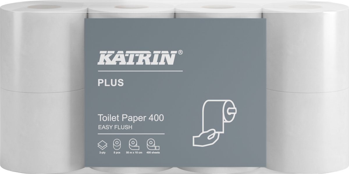 Katrin Toiletpapir | Plus 400 Easy Flush | 40 rl