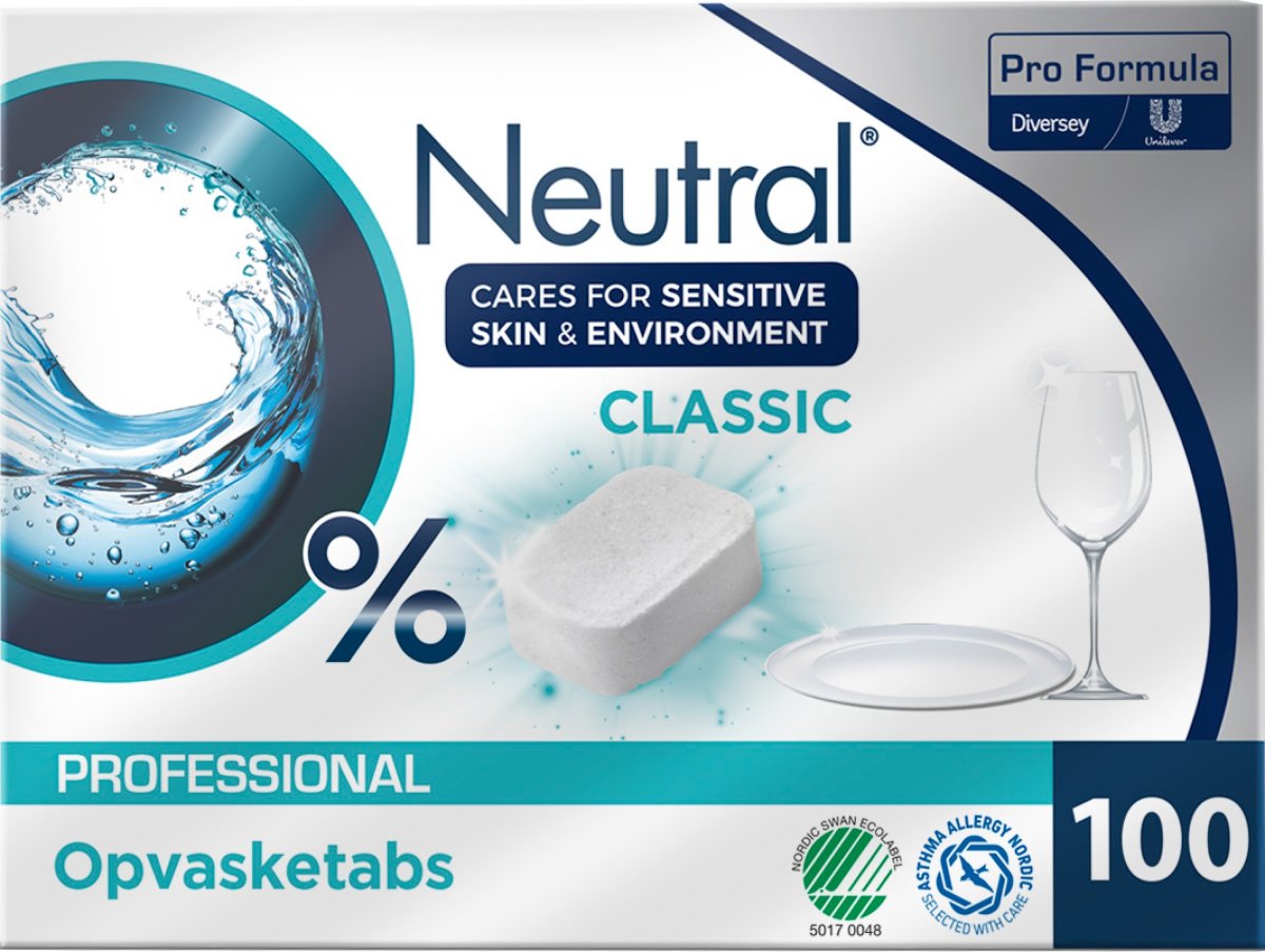 Neutral Opvasketabs | Classic | 100 Tabs