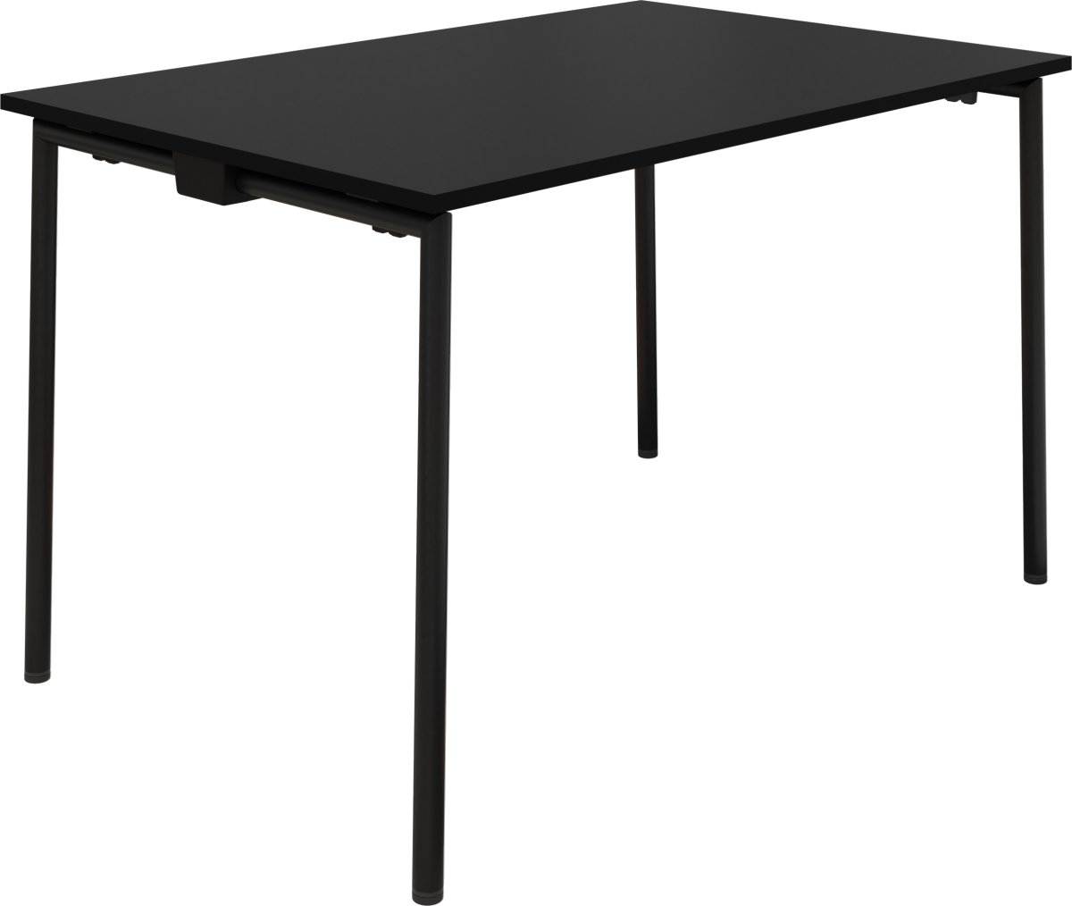 EasyFix Kantinebord 160x80 cm, Sort/Sort