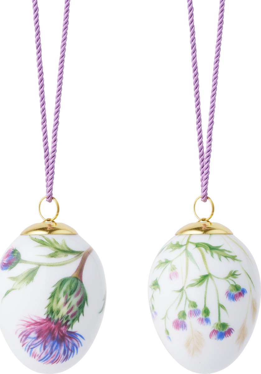 Royal Copenhagen Påskeæg 2026 Tidsel, 2 pk