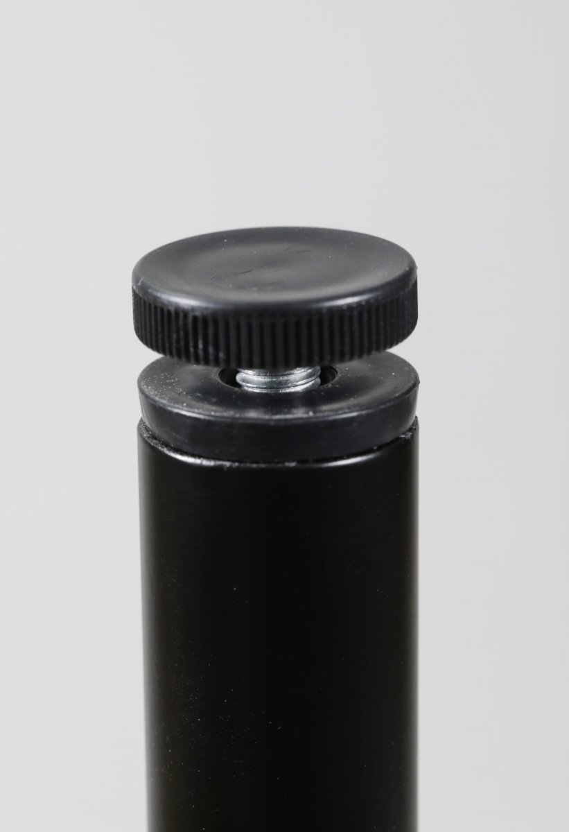 EasyFix Kantinebord 180x90 cm, Birk decor/Sort