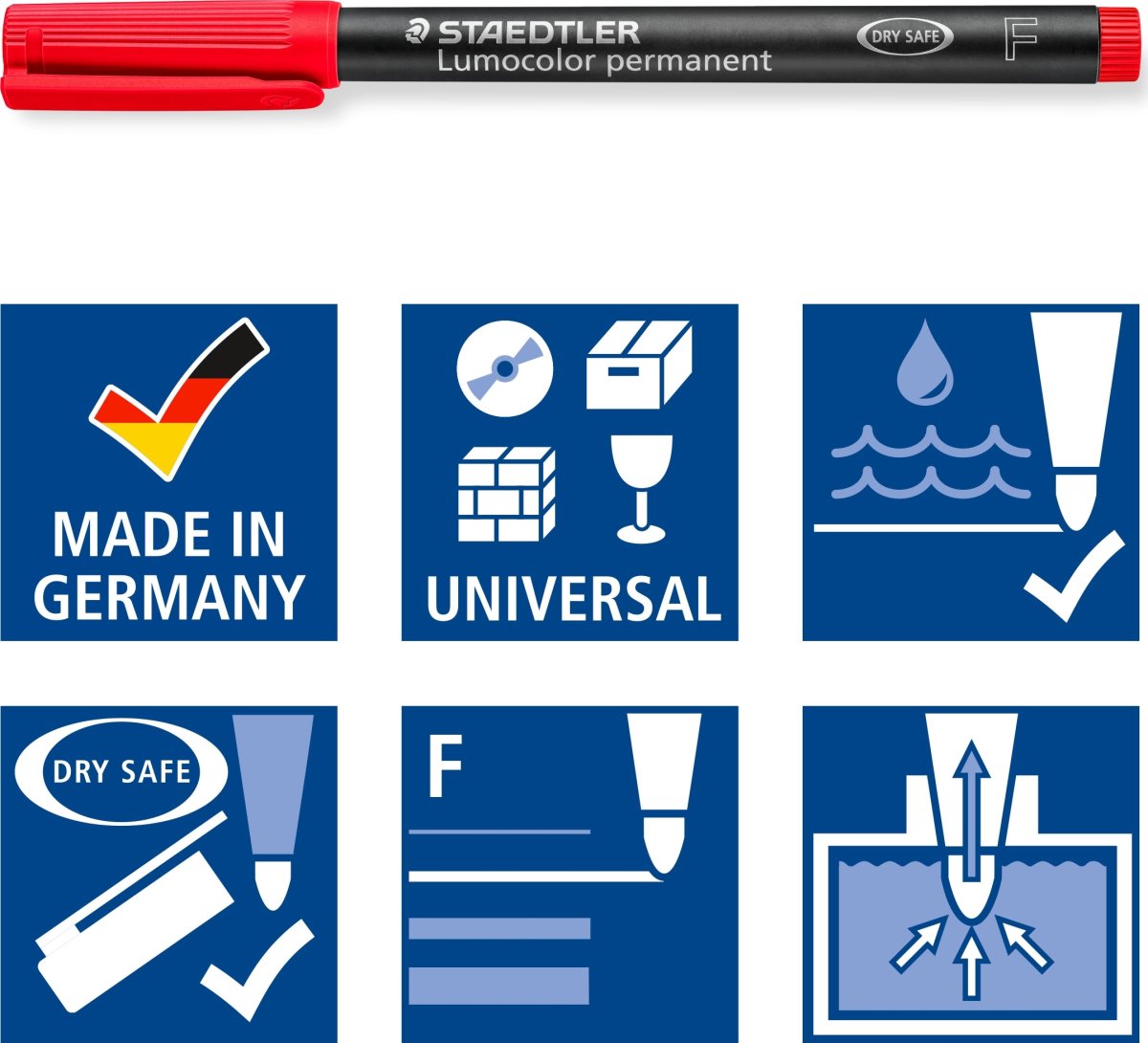 Staedtler 318 Permanent Marker | Gul