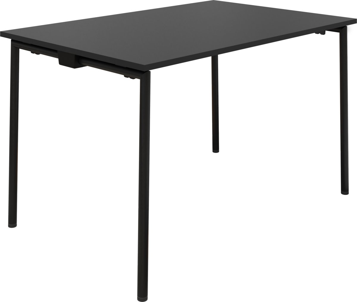 EasyFix Kantinebord 180x90 cm, Antracit/Sort