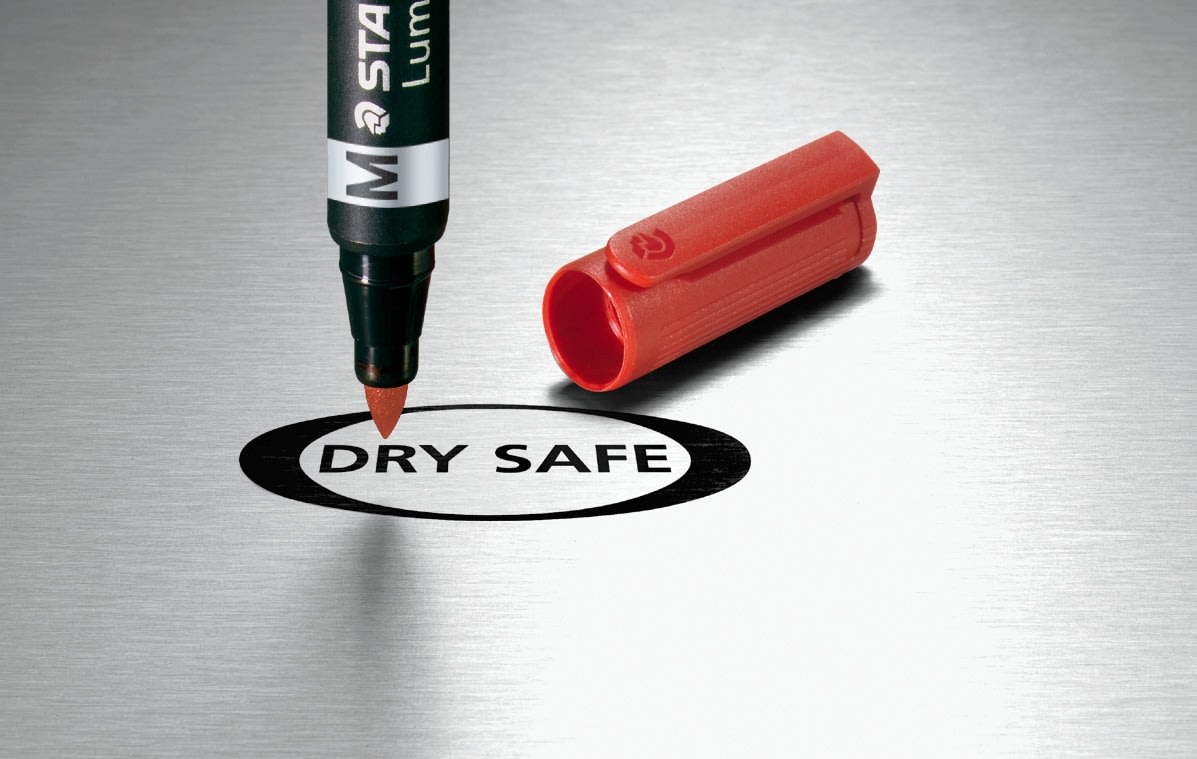 Staedtler 348 Duo Permanent Marker | Grøn