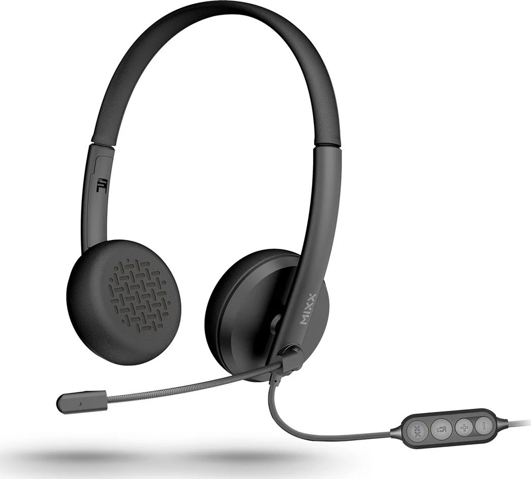 Mixx Headset Stereo H1u Kablet USB-A, sort