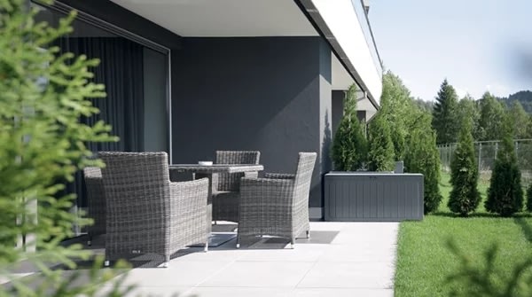 Hyndeboks Classic, plast, antracit, 116x43,3x55 cm