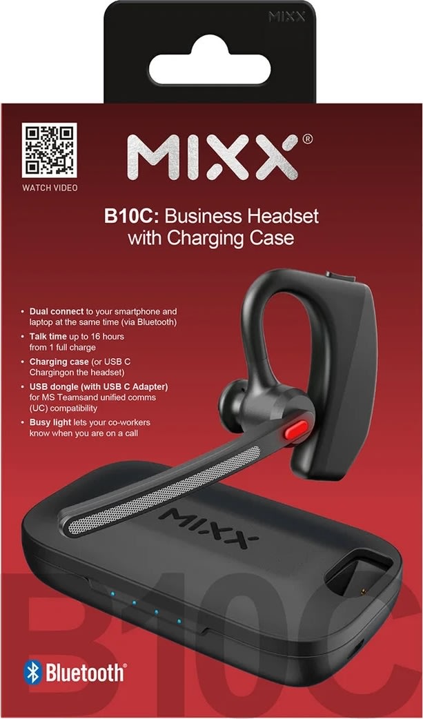 Mixx Headset Mono B10c Opladningsbase Dongle UC