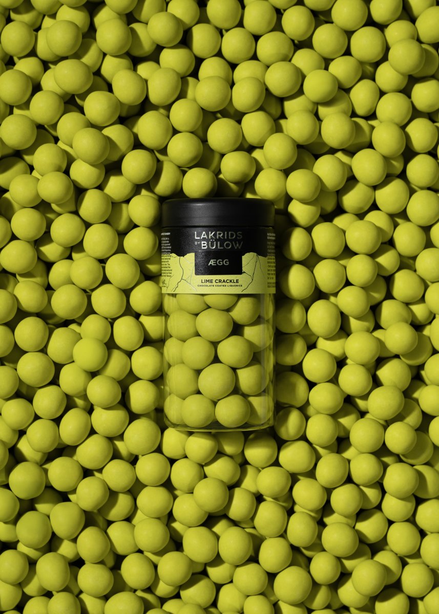 Bülow Lakrids Regular Lime Crackle, 270 g