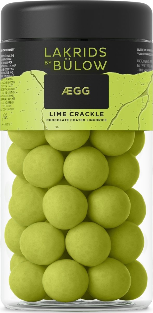 Bülow Lakrids Regular Lime Crackle, 270 g