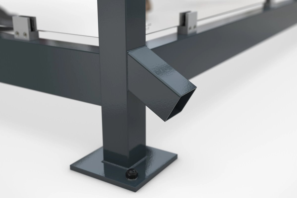 Köln Overdækning/skur, K3 d/b, til forankring