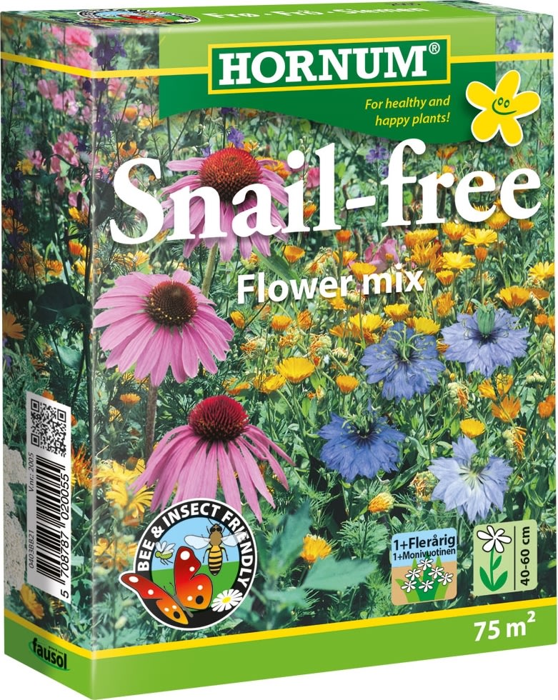 Hornum Blomsterfrøblanding Snail-free, 75 m2