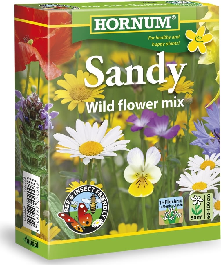Hornum Blomsterfrøblanding Sandy, 50 m2