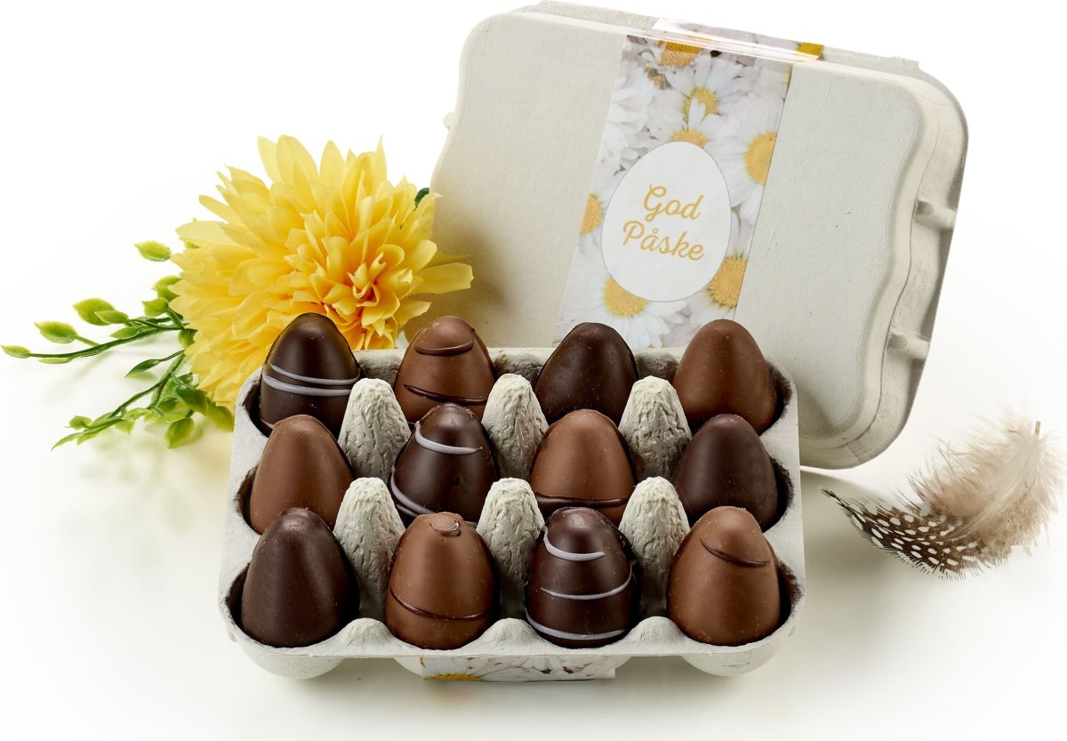 Æggebakke med 12 stk marcipanæg, 120 g