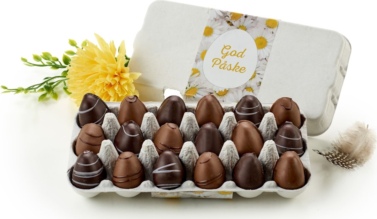 Æggebakke med 18 stk marcipanæg, 180 g