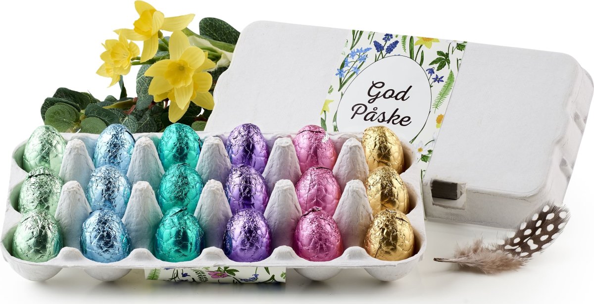 Æggebakke med 18 stk luksusæg, 155 g