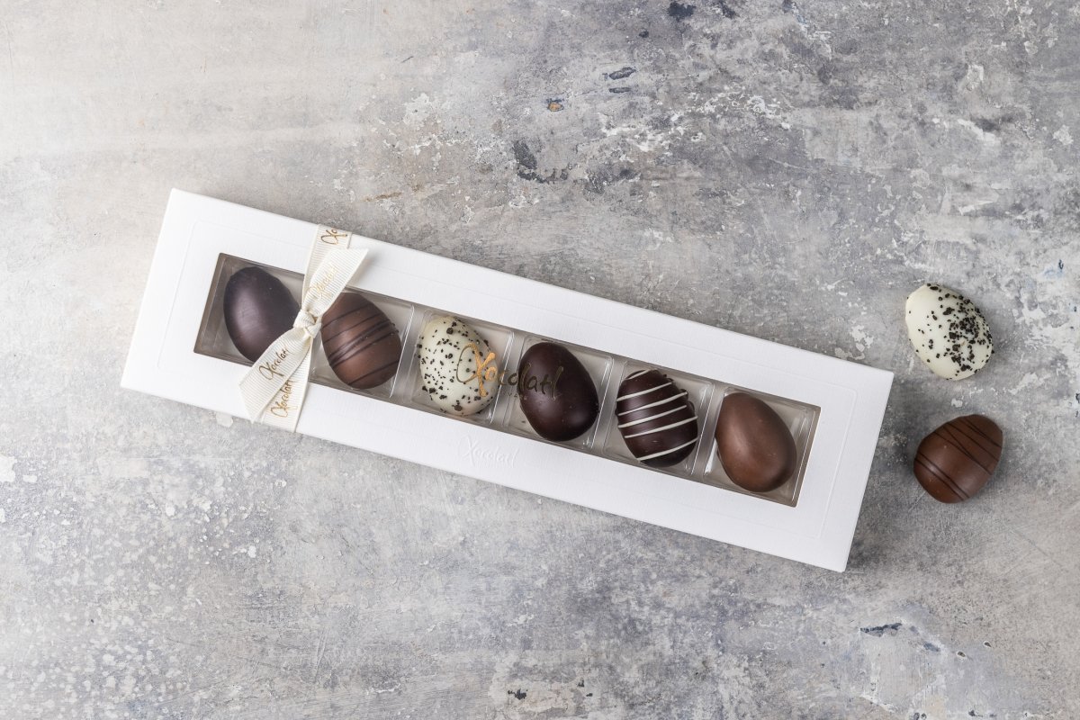 Xocolatl Marzipan Eggs 6, 70 g