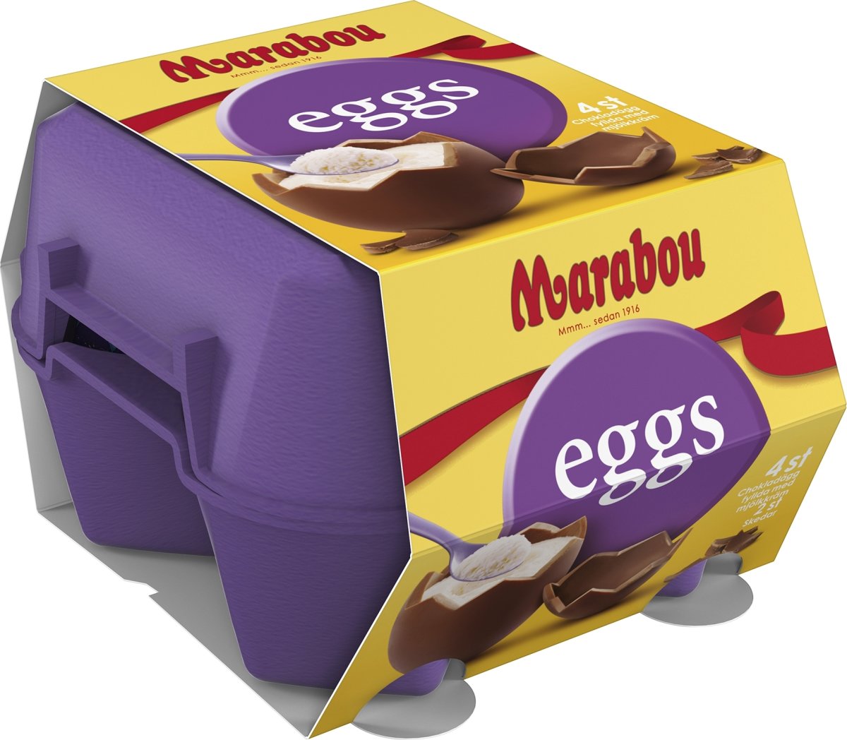 Marabou Eggs, 4 stk