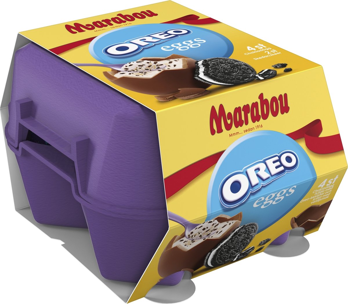 Marabou Eggs Oreo, 4 stk
