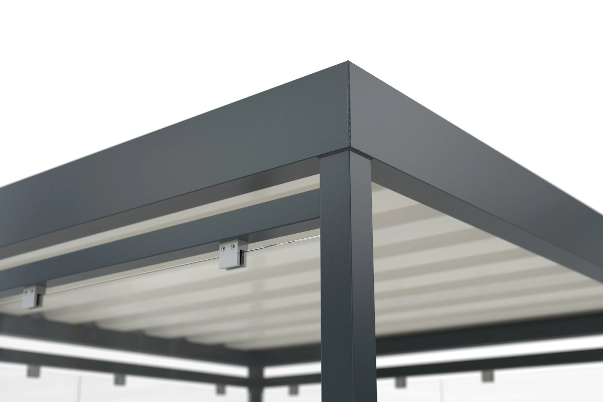 Köln Rygeskur m/bænk+askebæger, K4 d/b, forankring