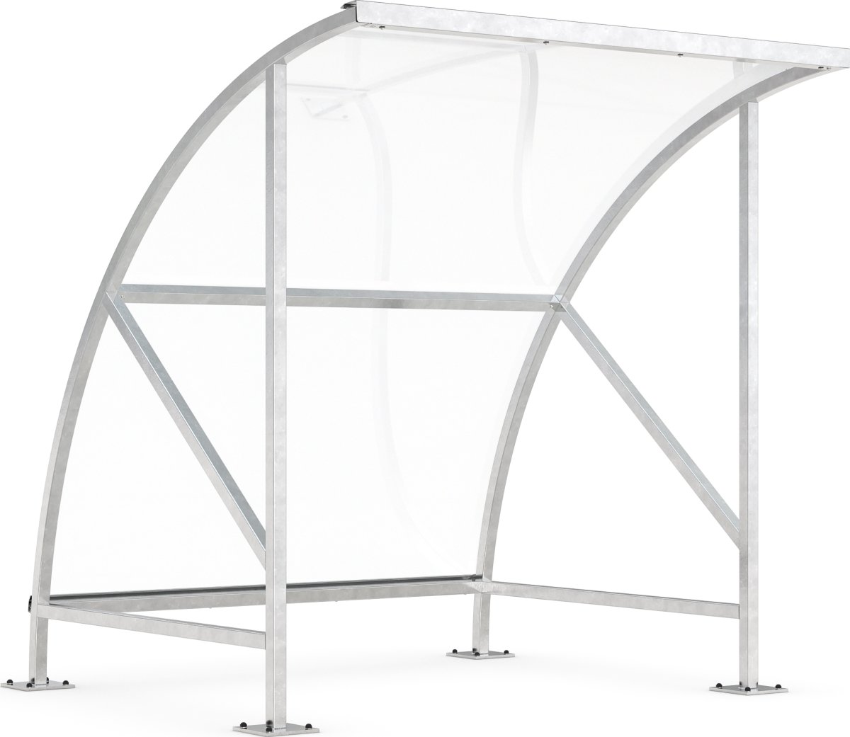 Bamberg Cykelskur, B 1/02, til forankring, galv.