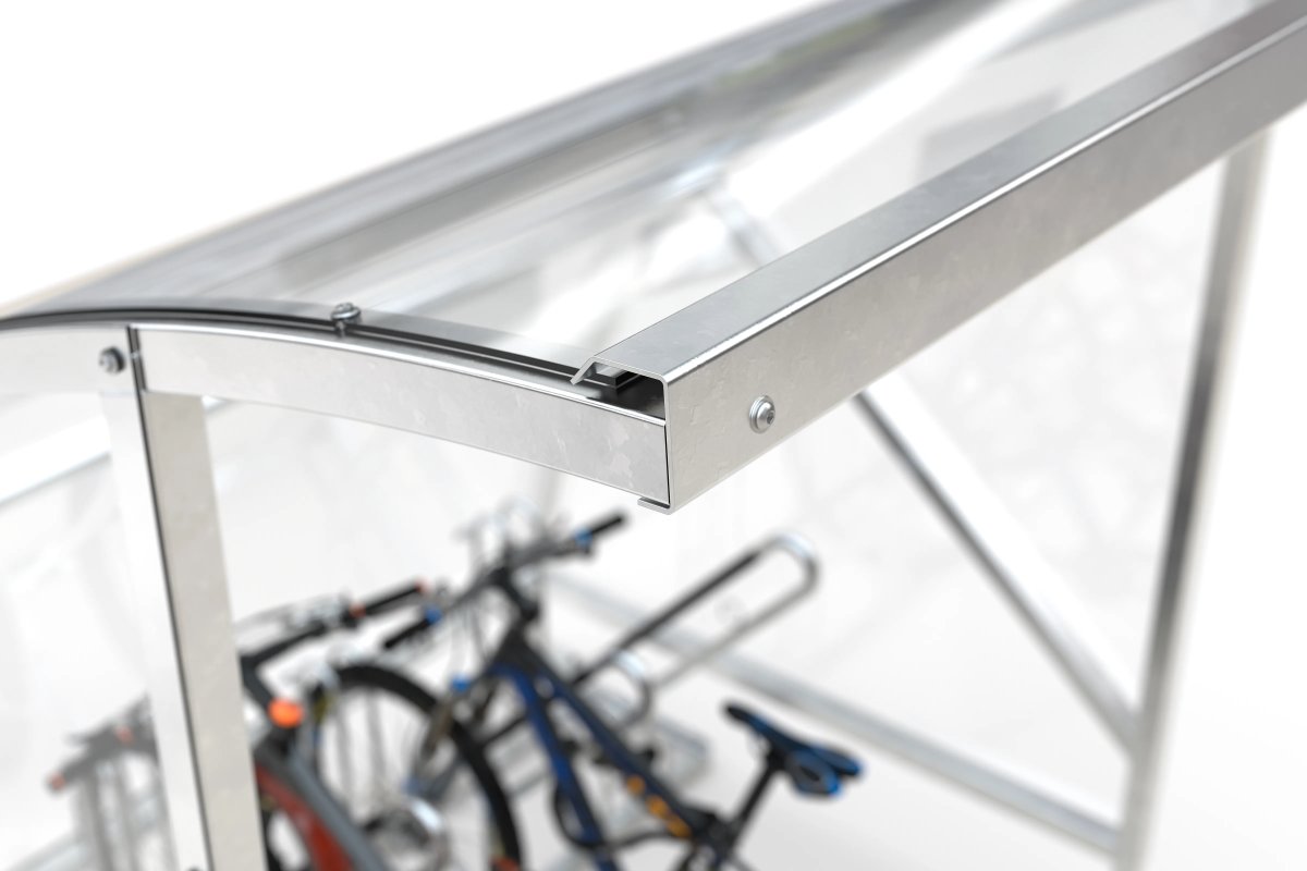 Bamberg Cykelskur, B 1/02, til forankring, galv.