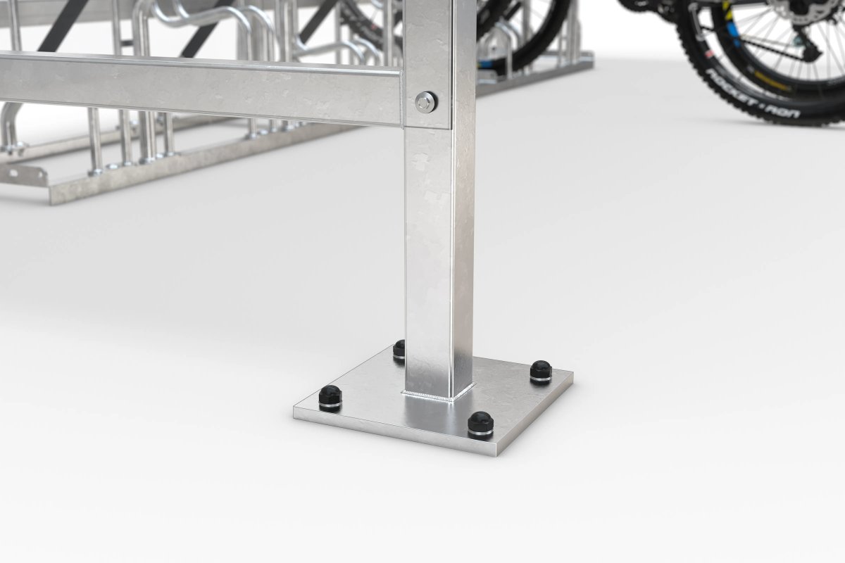 Bamberg Cykelskur, B 1/04, til forankring, galv.