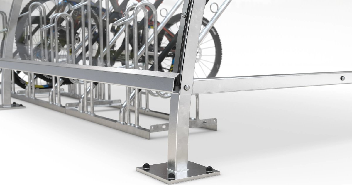 Bamberg Cykelskur, B 1/04, til forankring, galv.