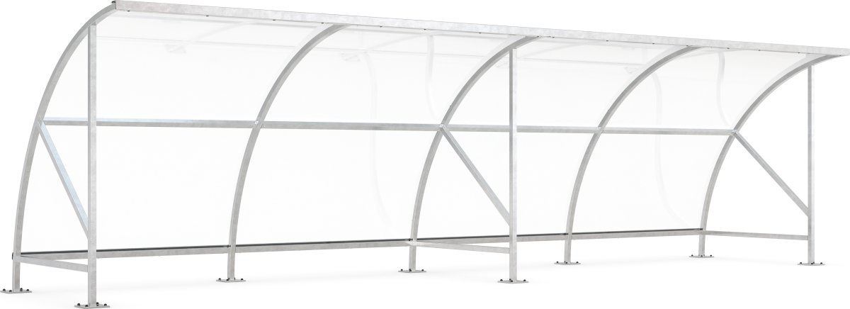 Bamberg Cykelskur, B 1/08, til forankring, galv.