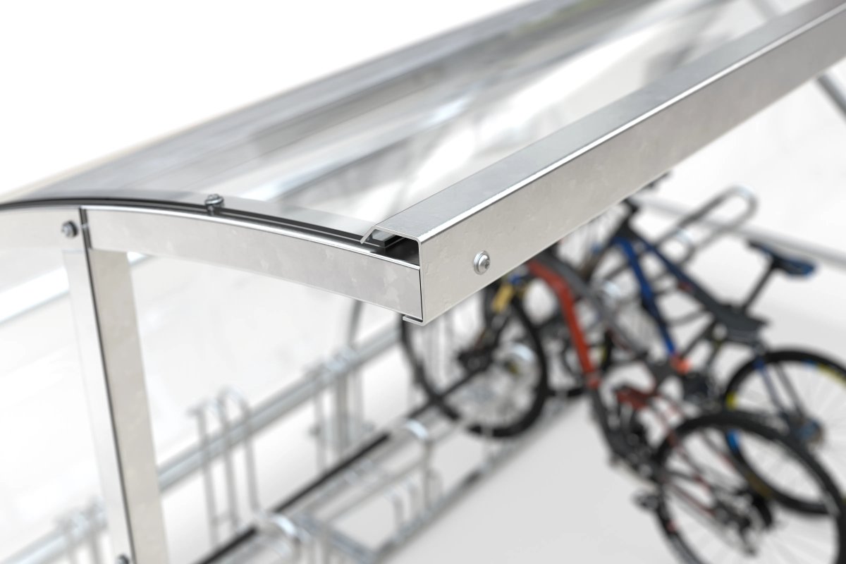 Bamberg Cykelskur, B 1/08, til forankring, galv.