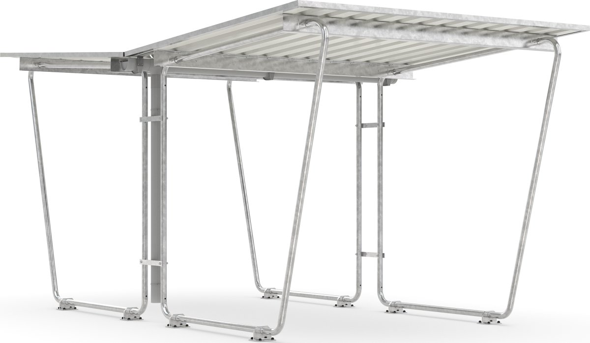 Siegen Cykelskur dobbeltside, S26, til forankring