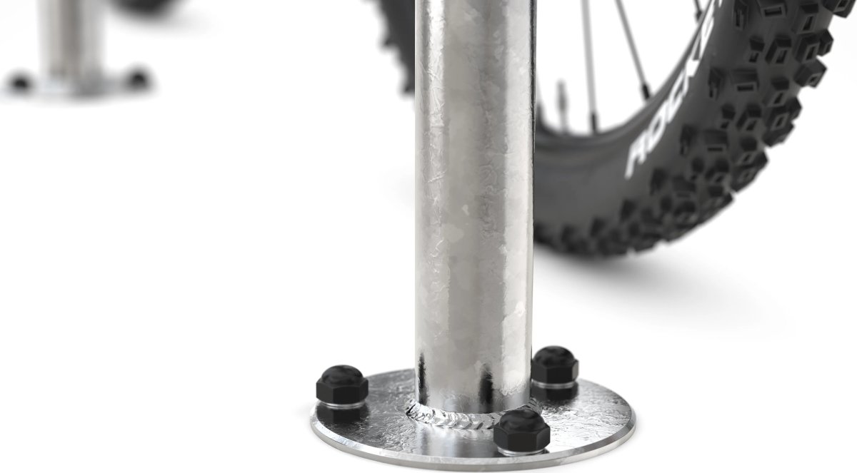 Trust Cykelstativ 10, 75x115x4,8 mm, til støbning