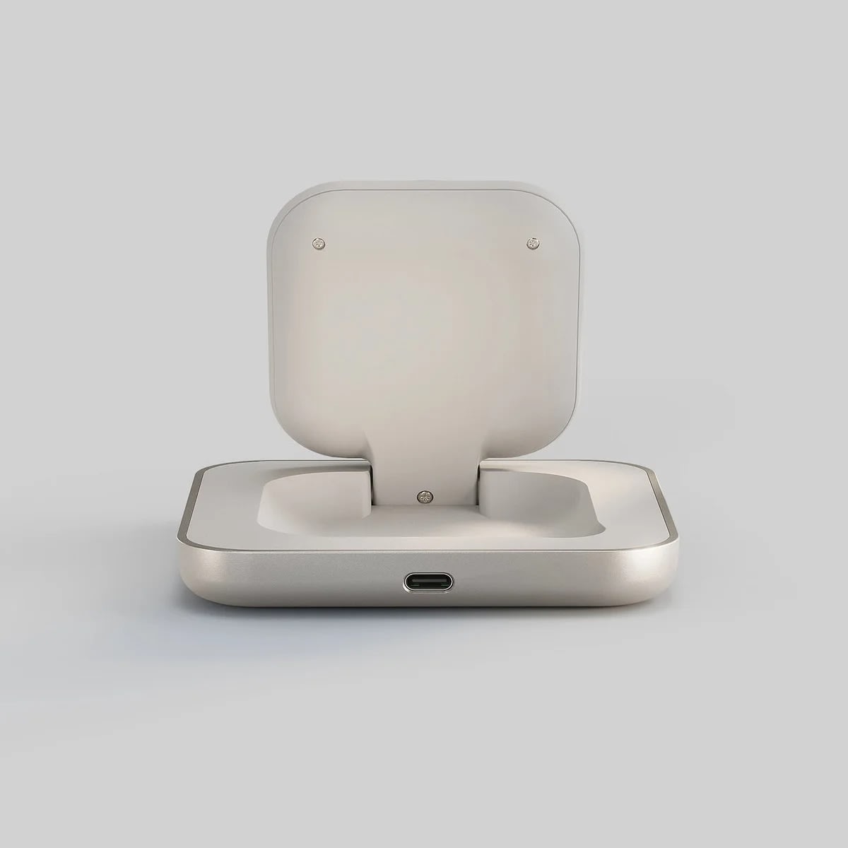 Zens Qi2 15w Magnetisk Natbord Oplader, hvid