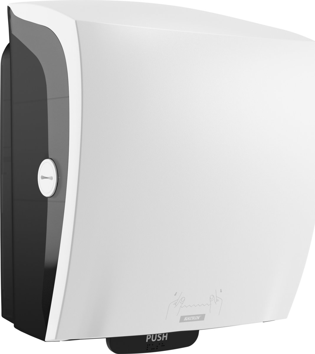 Katrin Dispenser til System aftørring | Hvid