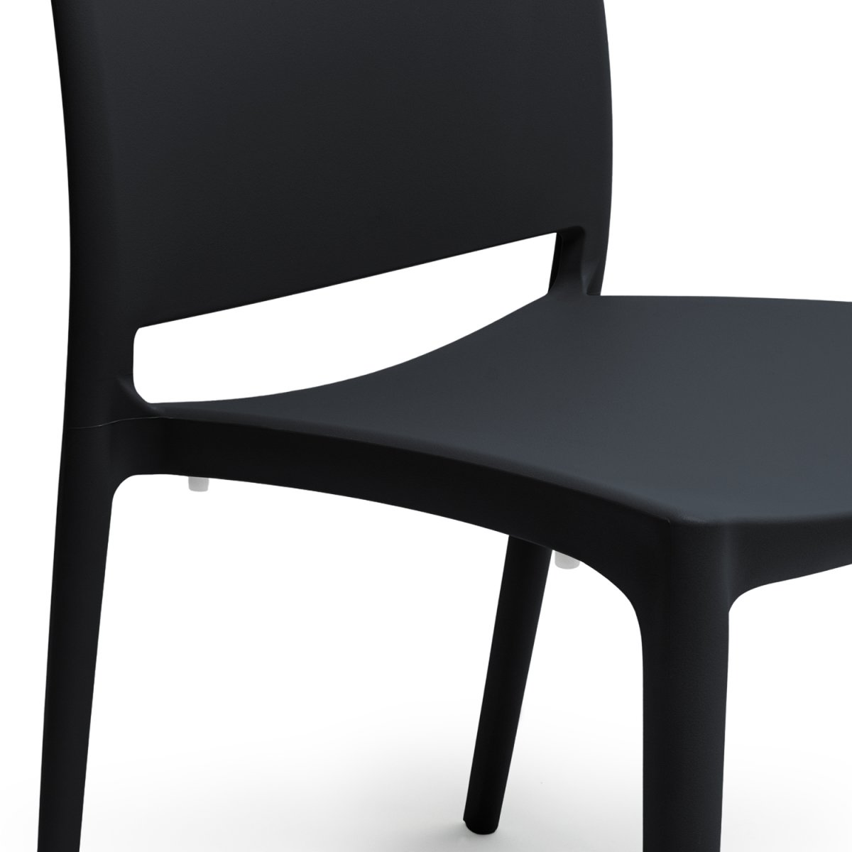 Dakota Kantinestol, sort, 1 stk