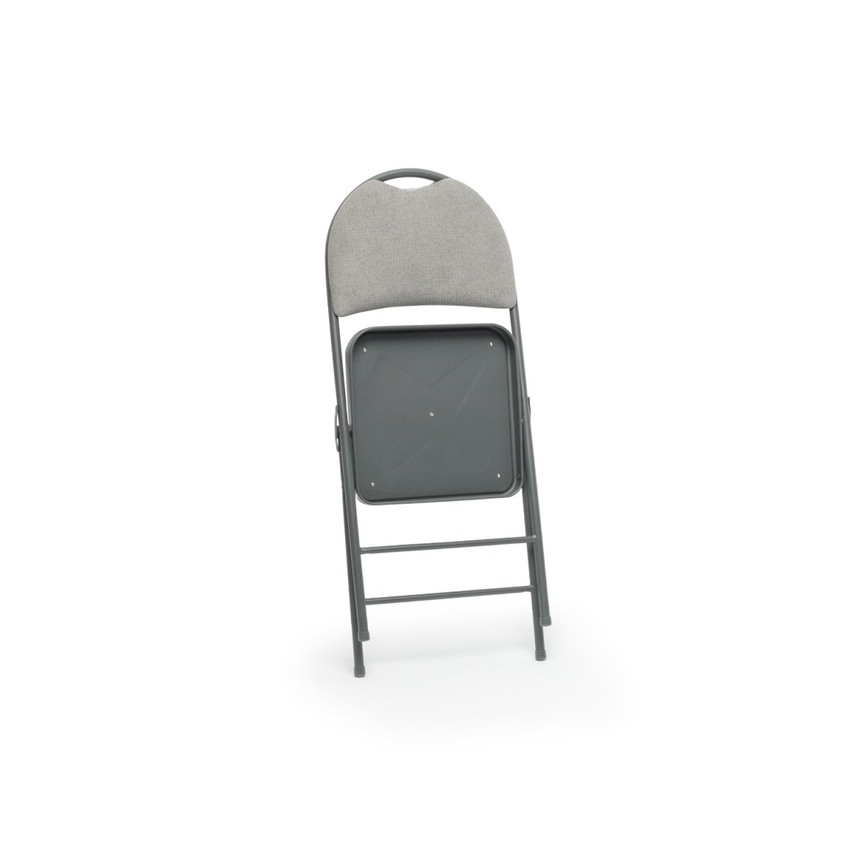 Forte klapstol m/polstret sæde og ryg, grå