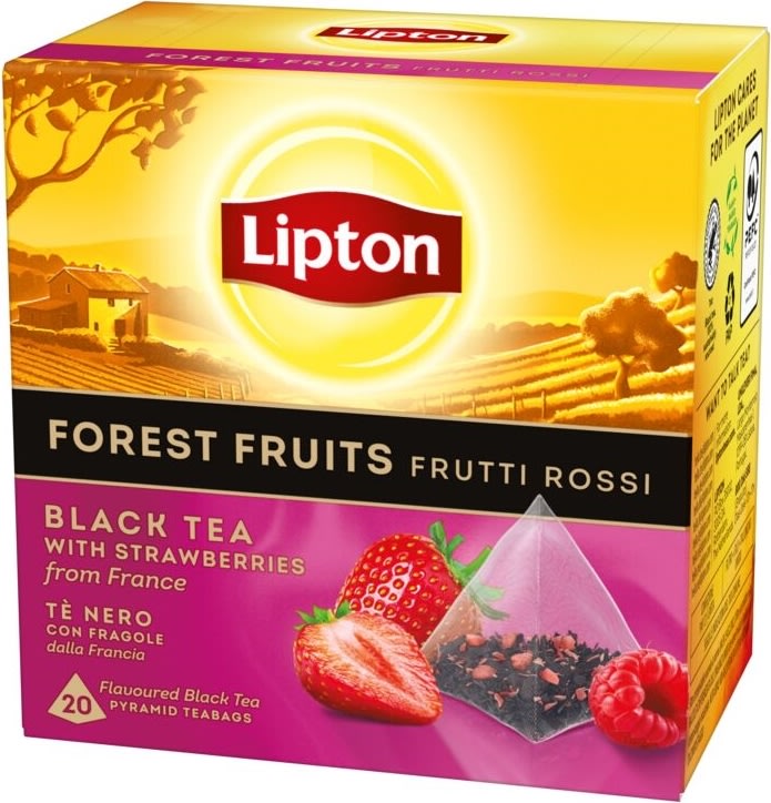 Lipton Sort te m. Forest Fruit, 20 breve