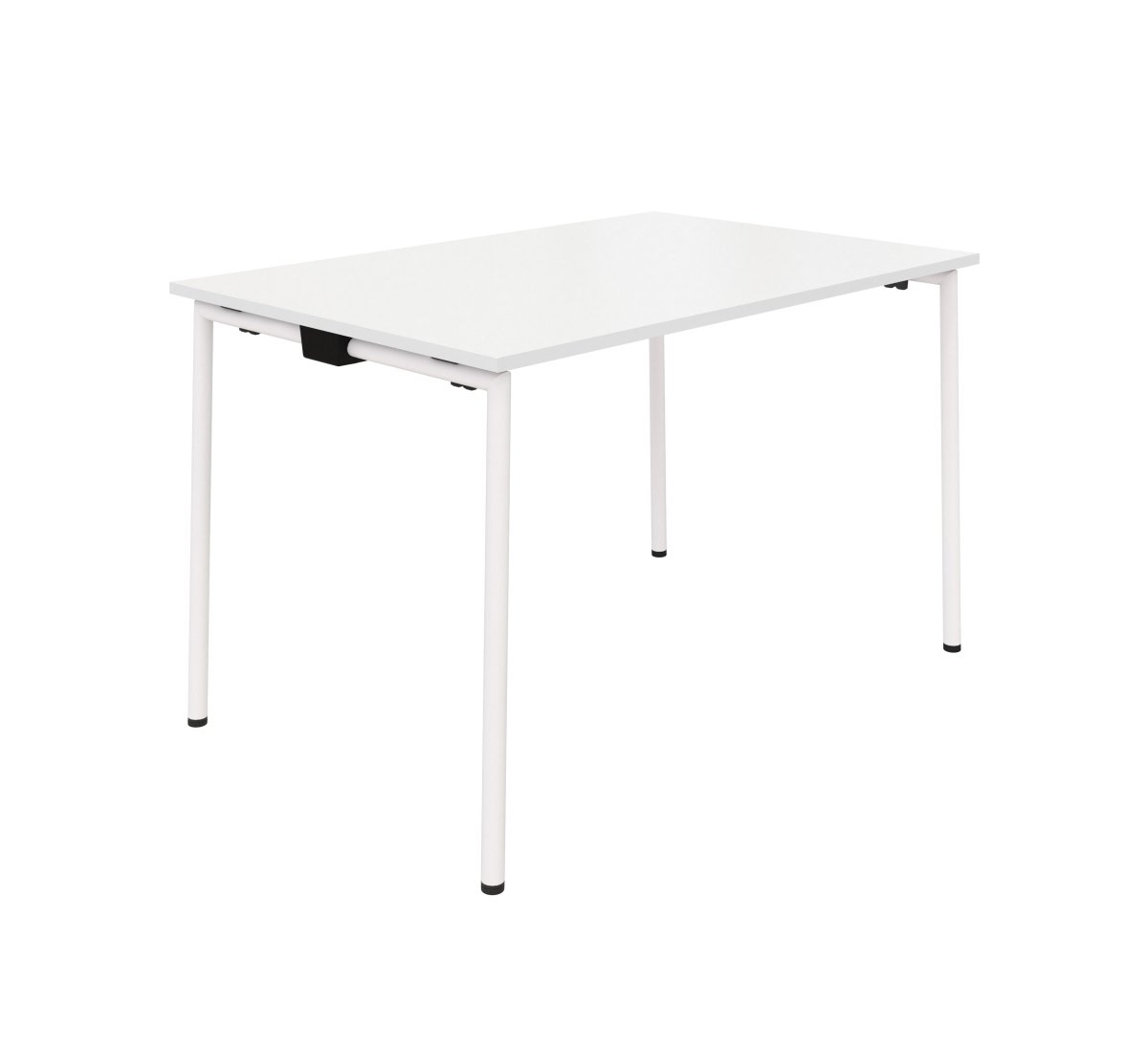 EasyFix Kantinebord 140x80 cm, Hvid/Hvid