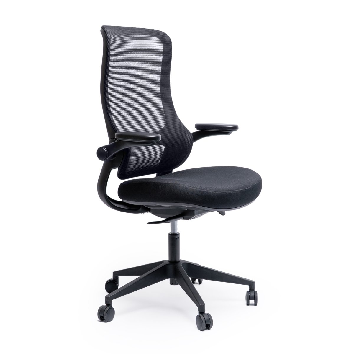 Salerno kontorstol, mesh ryg, sort