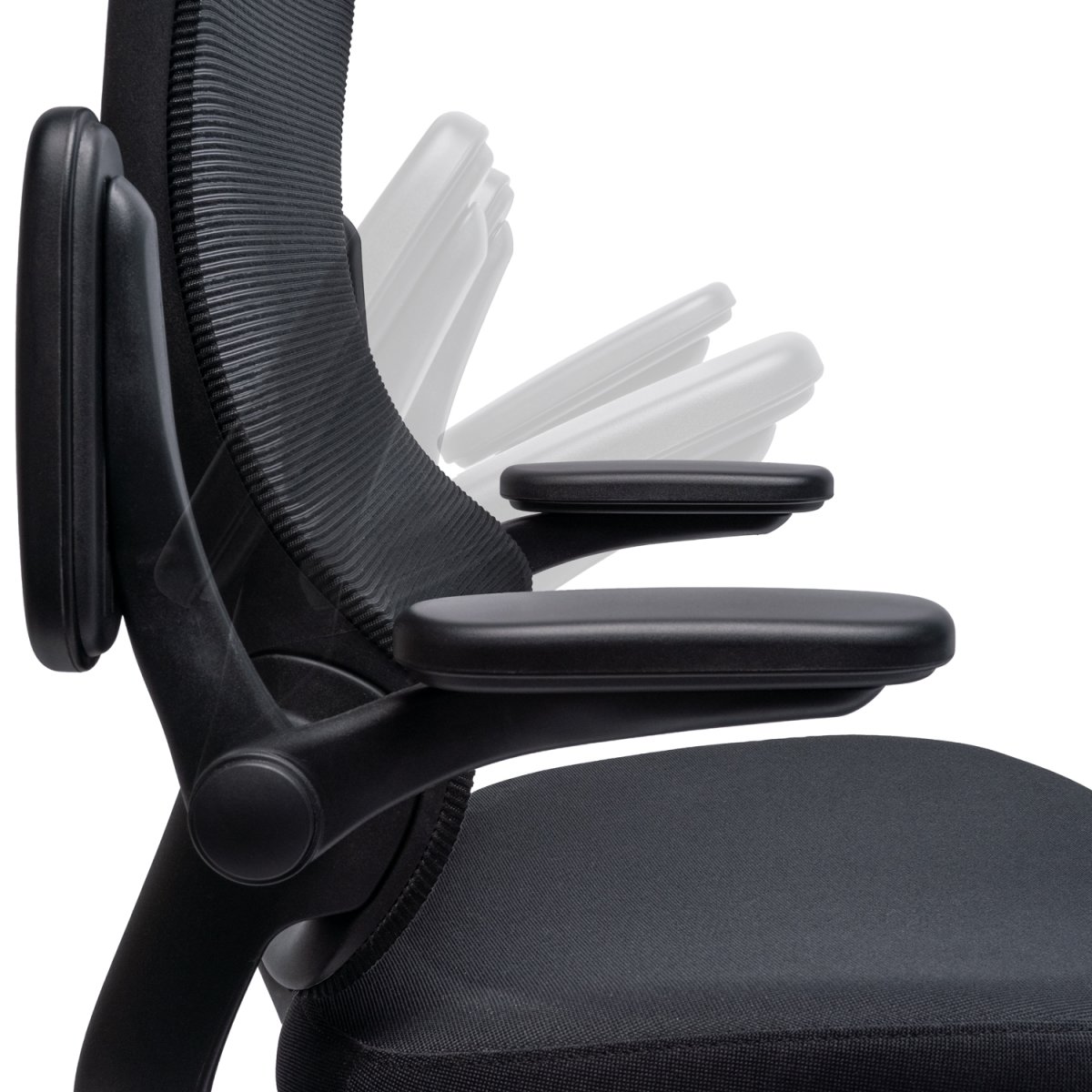 Salerno kontorstol, mesh ryg, sort