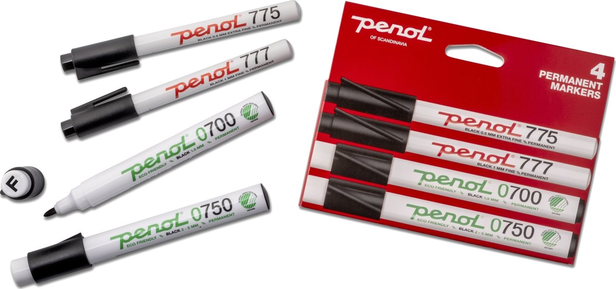 Penol Permanent marker | Small | 4 sorte