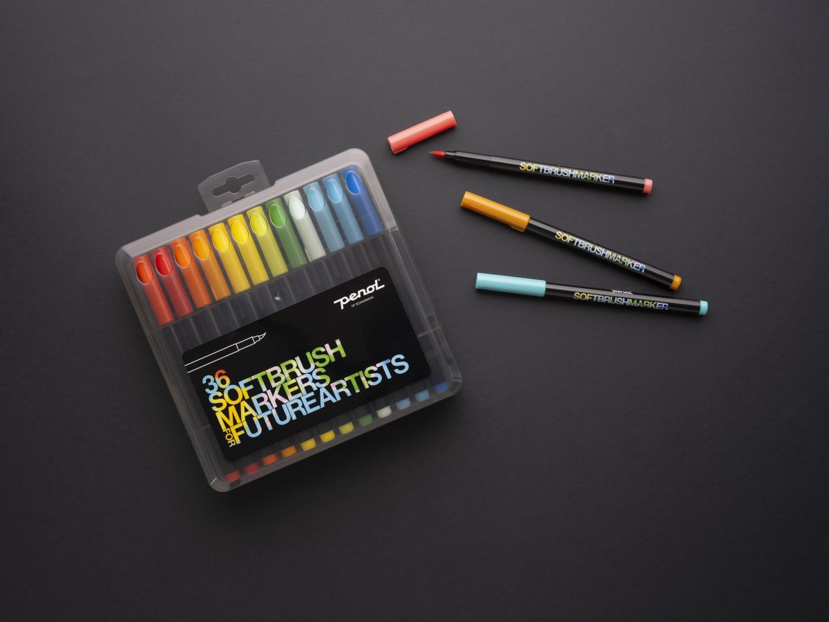 Penol Future Artist Softbrush markere | 36 farver