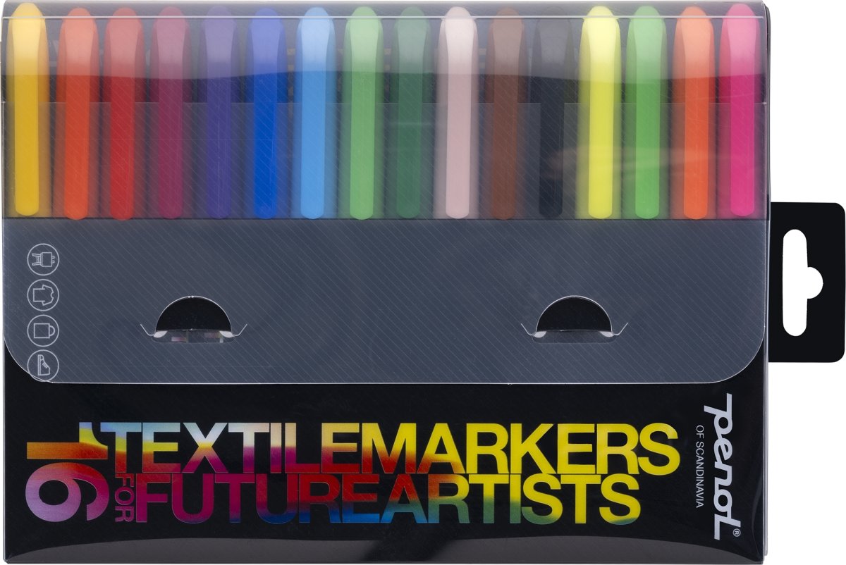 Penol Future Artist Textilmarkere | 12 farver