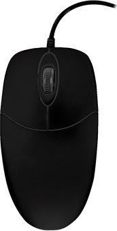 Contour Active Key vandtæt medicinsk usb mus, sort