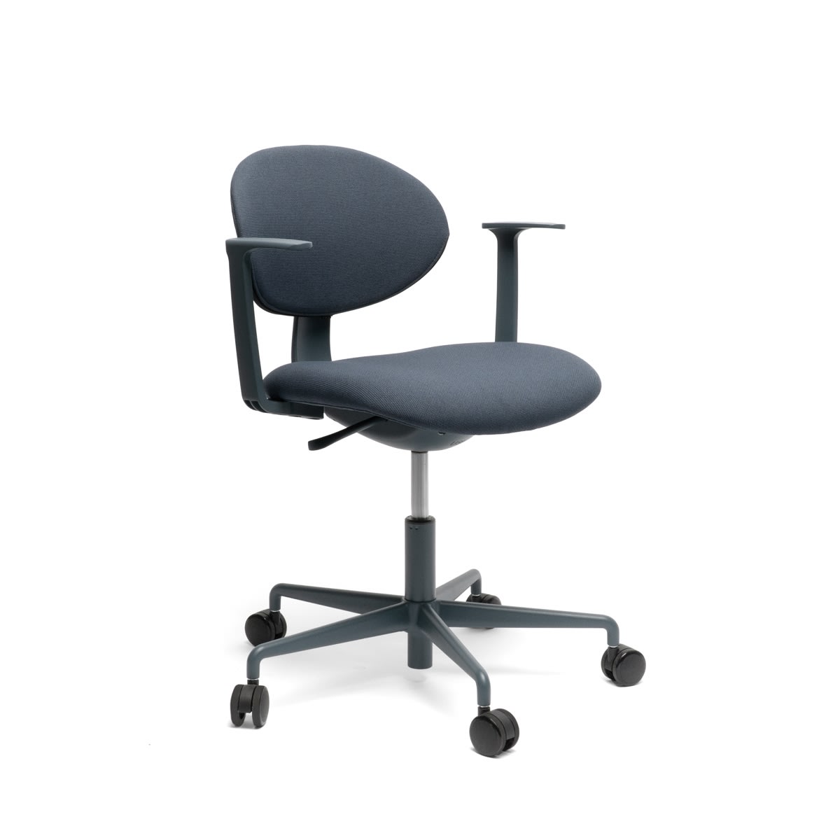 Roma konferencestol m/armlæn og tilt, blå