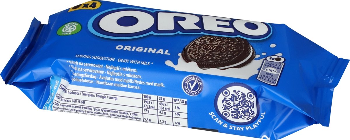 Oreo Original Kiks 4-pak, 44 g