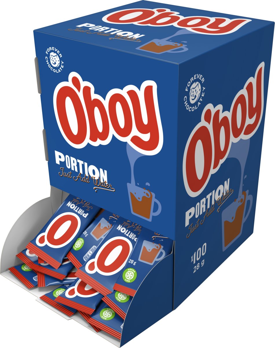 O'Boy Kakaodrik Portionspakker 100 stk. á 28 g