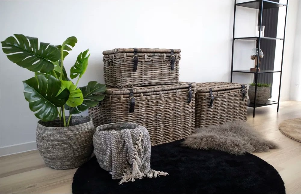 House Nordic Depok Opbevaring Æske, sæt á 3