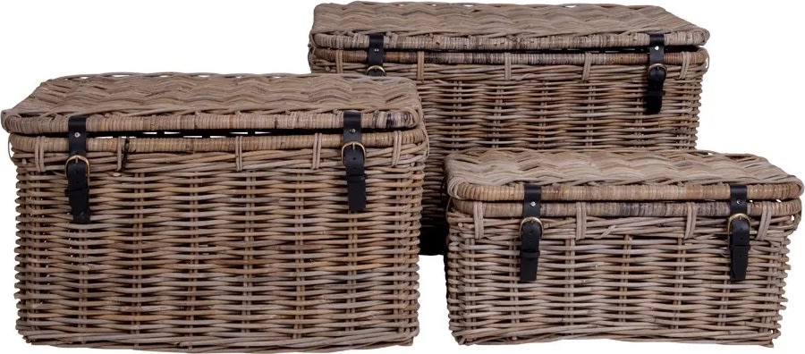 House Nordic Depok Opbevaring Æske, sæt á 3