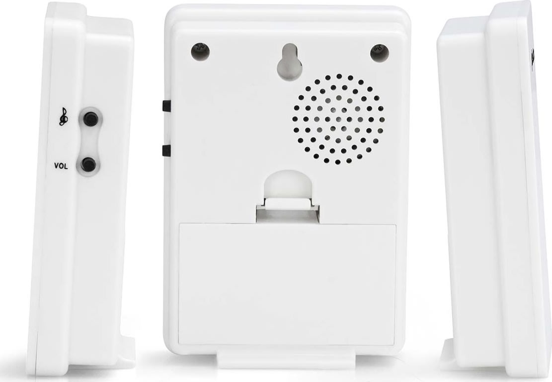 Alecto trådløs dørklokkesæt, hvid