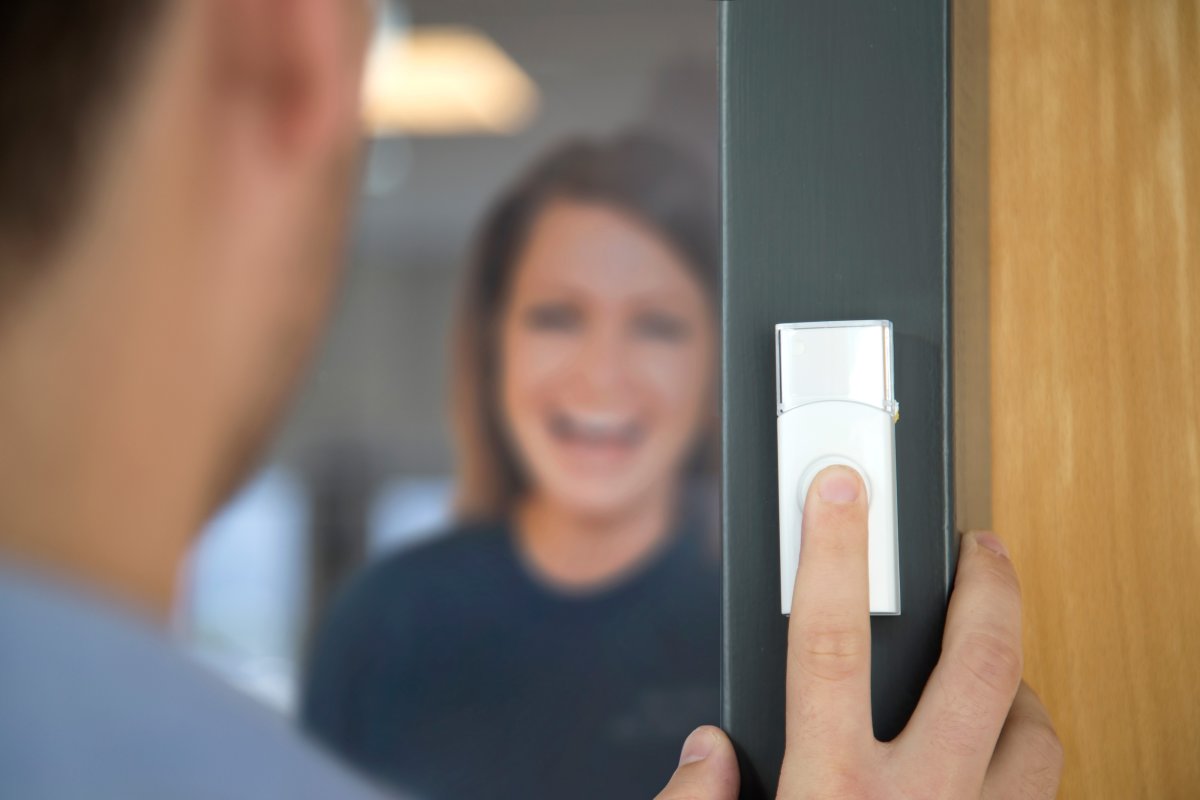 Alecto trådløs dørklokkesæt, hvid